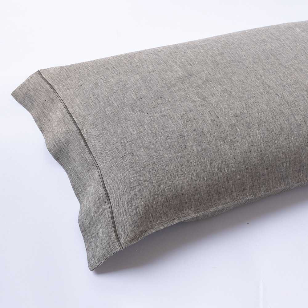 Baby Grey Pure Linen Capri