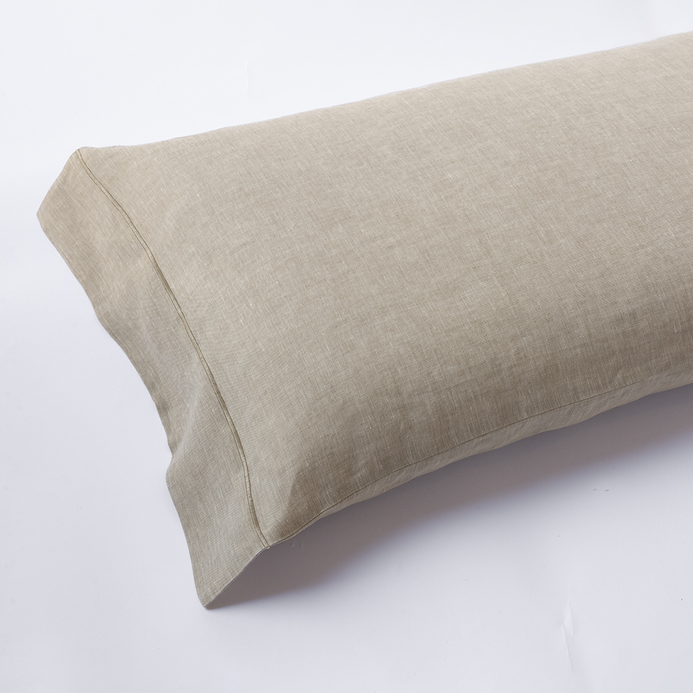 Beige Pure Linen Capri