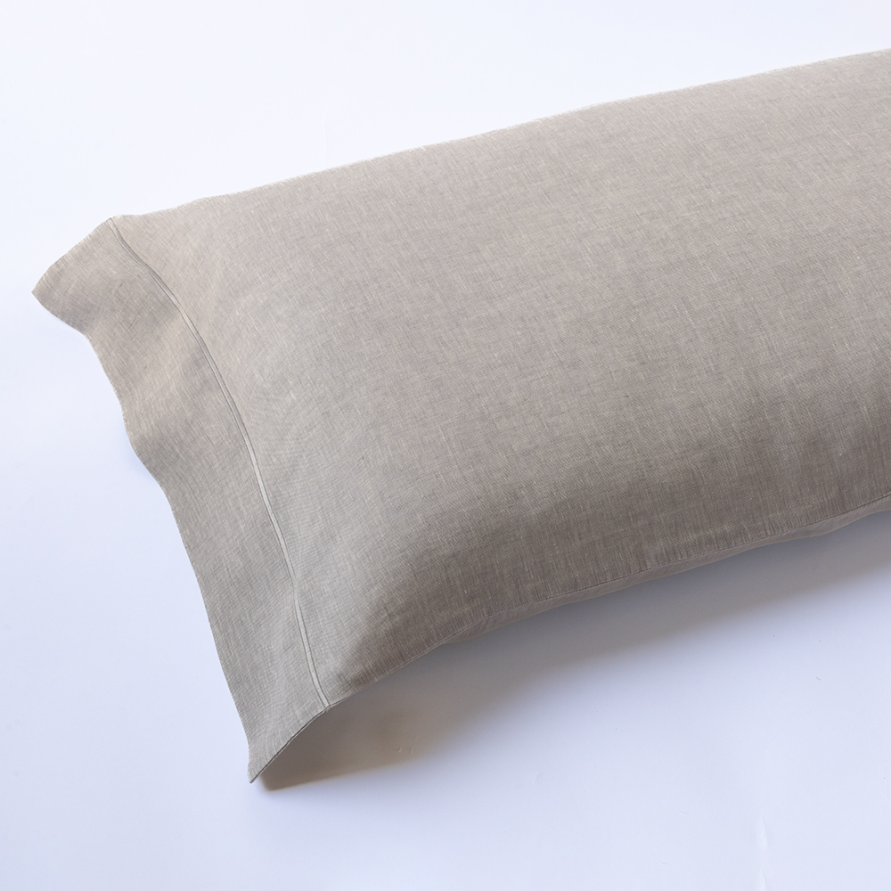 Light Beige Pure Linen Capri