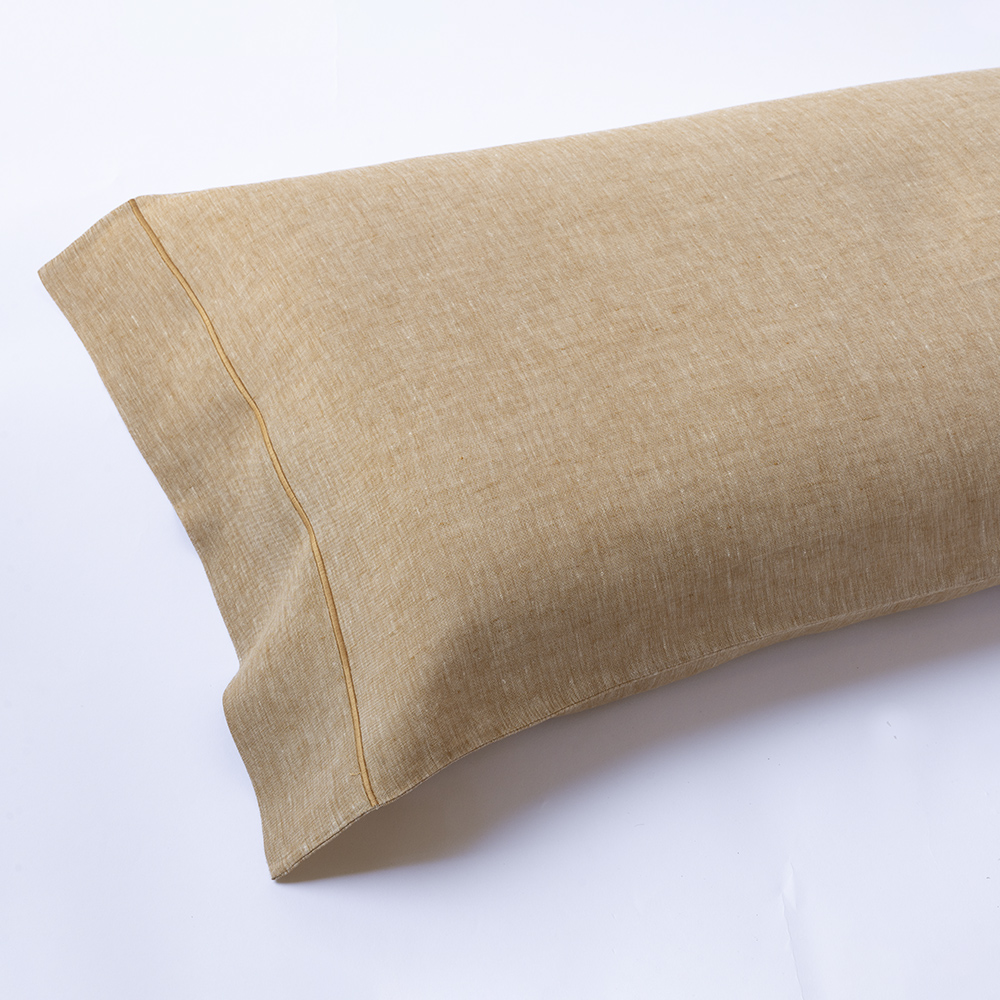 Sporty Beige Pure Linen Capri