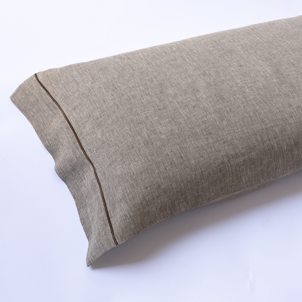 Summer Gray Pure Linen Capri