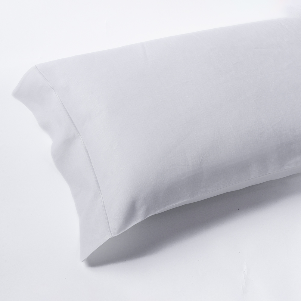 White Pure linen Capri